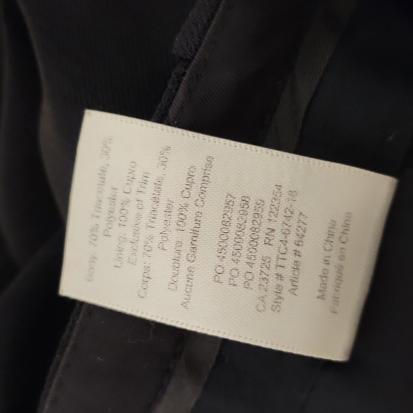 Wilfred black shiny pleated trouser pockets size 2 - Picture 8 of 8